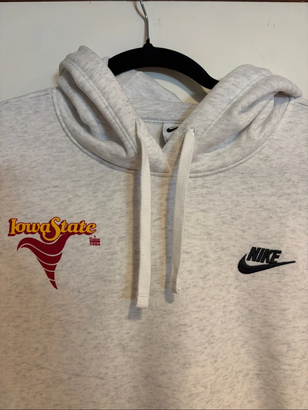 Nike Iowa Stare Light Gray Crewneck Hoodie